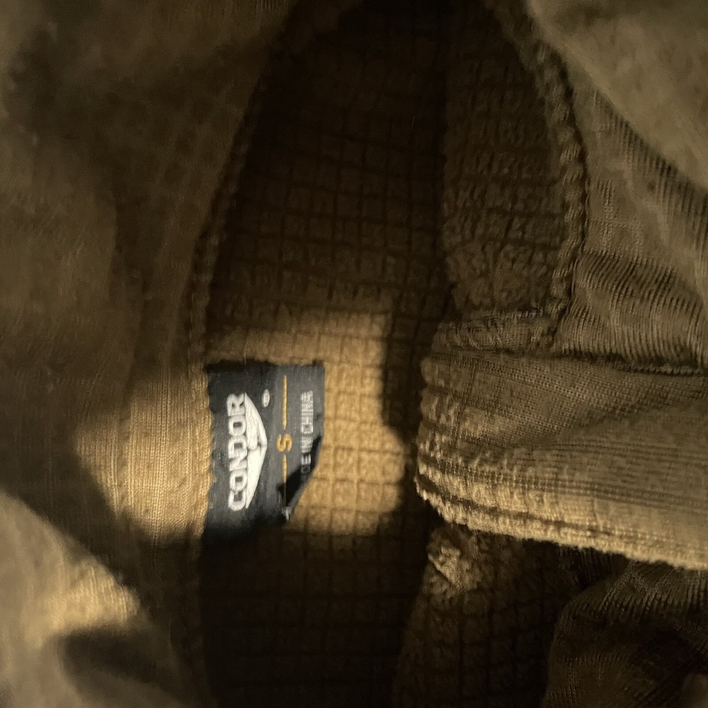 Condor Thermal Tactical Shirt‎ & Pants Fleece BASE II 1/2 Zi Waffle Grid Knit Sm - Picture 2 of 9